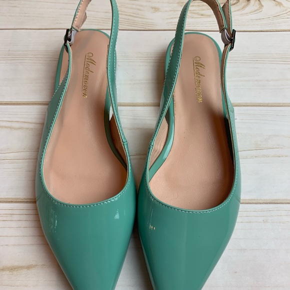 Modemoven Mint green sling-backs. - Picture 3 of 4